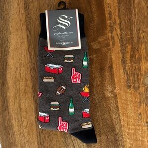 Socksmith Tailgate-Themed Crew Socks NWT
